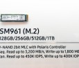 Samsung avvierà le spedizioni dei nuovi SSD SM961 la prossima settimana