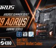 Gigabyte: Codice Steam Wallet fino a 80€ per chi acquista una scheda madre X299