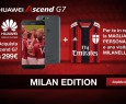 Huawei lancia la nuova promozione “Huawei Ascend G7 AC Milan edition”