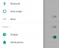 Ancora immagini per le nuove impostazioni di Android N: più voci, dettagli e menu laterale