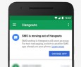 Hangouts termina ufficialmente il supporto agli SMS