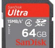 SanDisk Ultra 64 GB SDXC Flash Memory disponibile