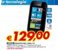 Nokia Lumia 710 in offerta a 129 euro dal 2 maggio con Auchan