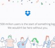 Dropbox raggiunge i 500 milioni di utenti registrati