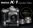 La fotocamera Pentax K-1 Limited Silver arriverà a settembre in soli 2.000 esemplari