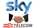 Sky offrirà tutti i suoi contenuti sulle reti Telecom, in alta definizione
