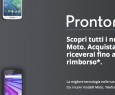 ProntoMoto: sconti fino a 100€ sugli smartphone Motorola Italia